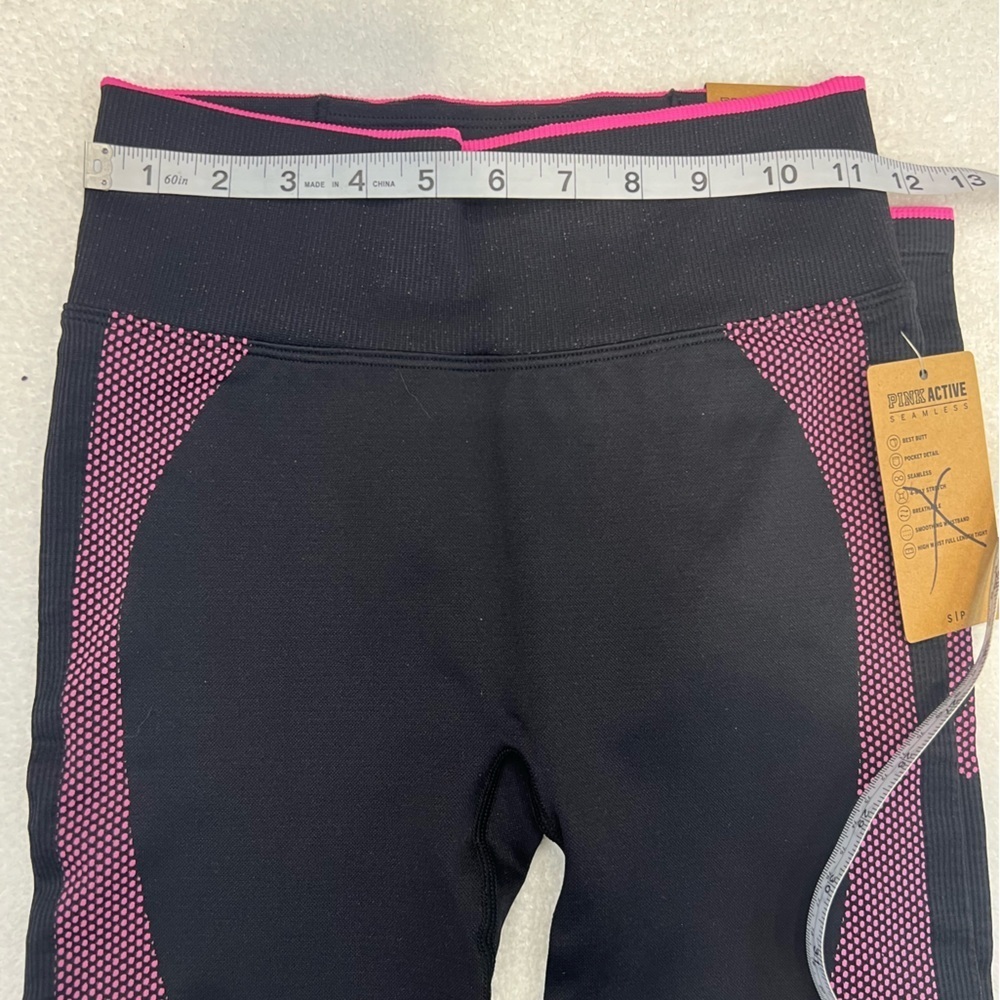 Victoria’s Secret PINK Active NWT High Waist Full Length Tights Leggings Size S - Picture 8 of 9